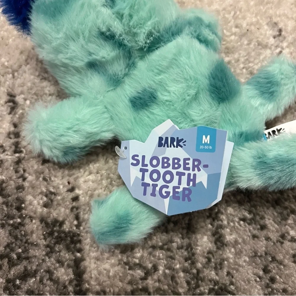 Bark Slobber Tooth Tiger Toy NWT